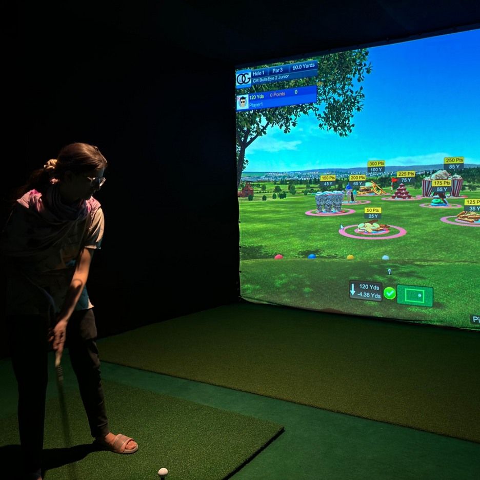 Swing into action with indoor golf session