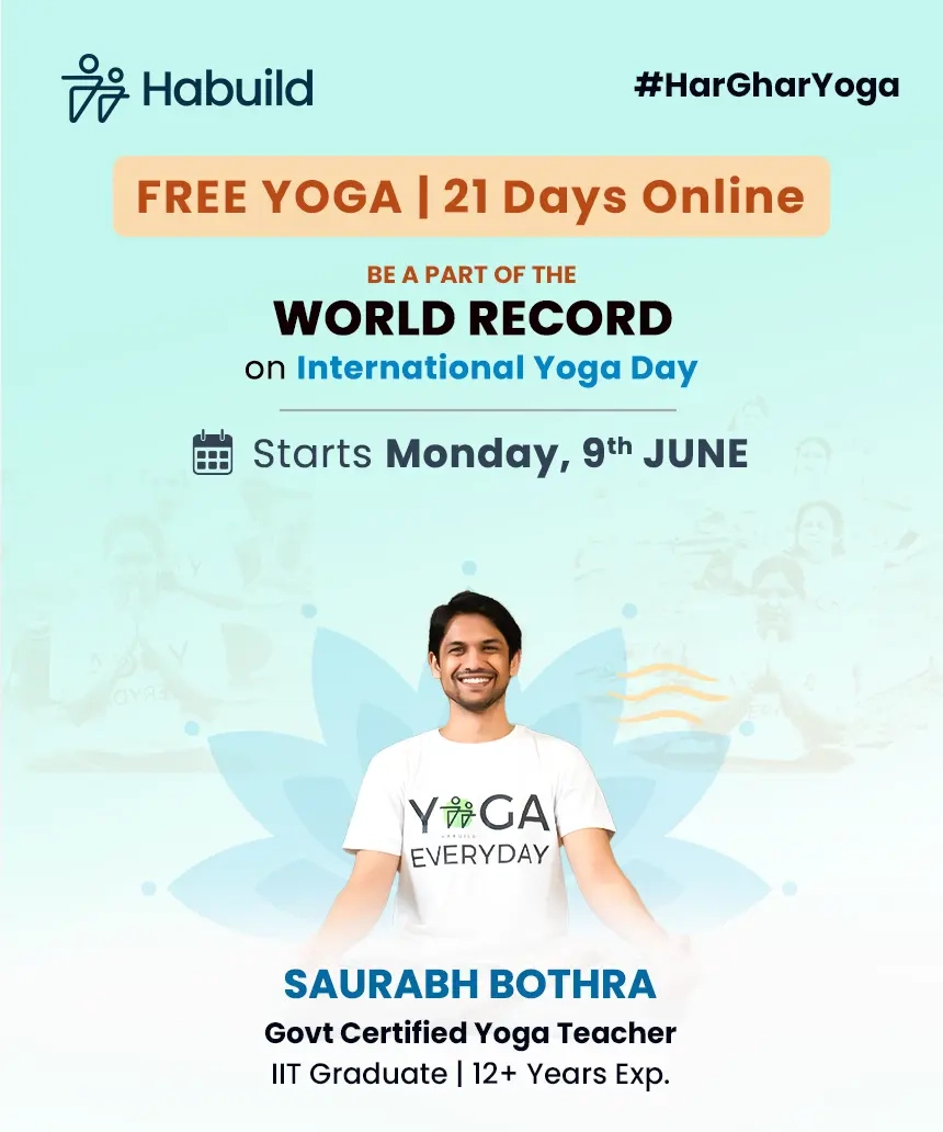 Yoga Everyday | Be a part of the 'world record' | 21 days online 1