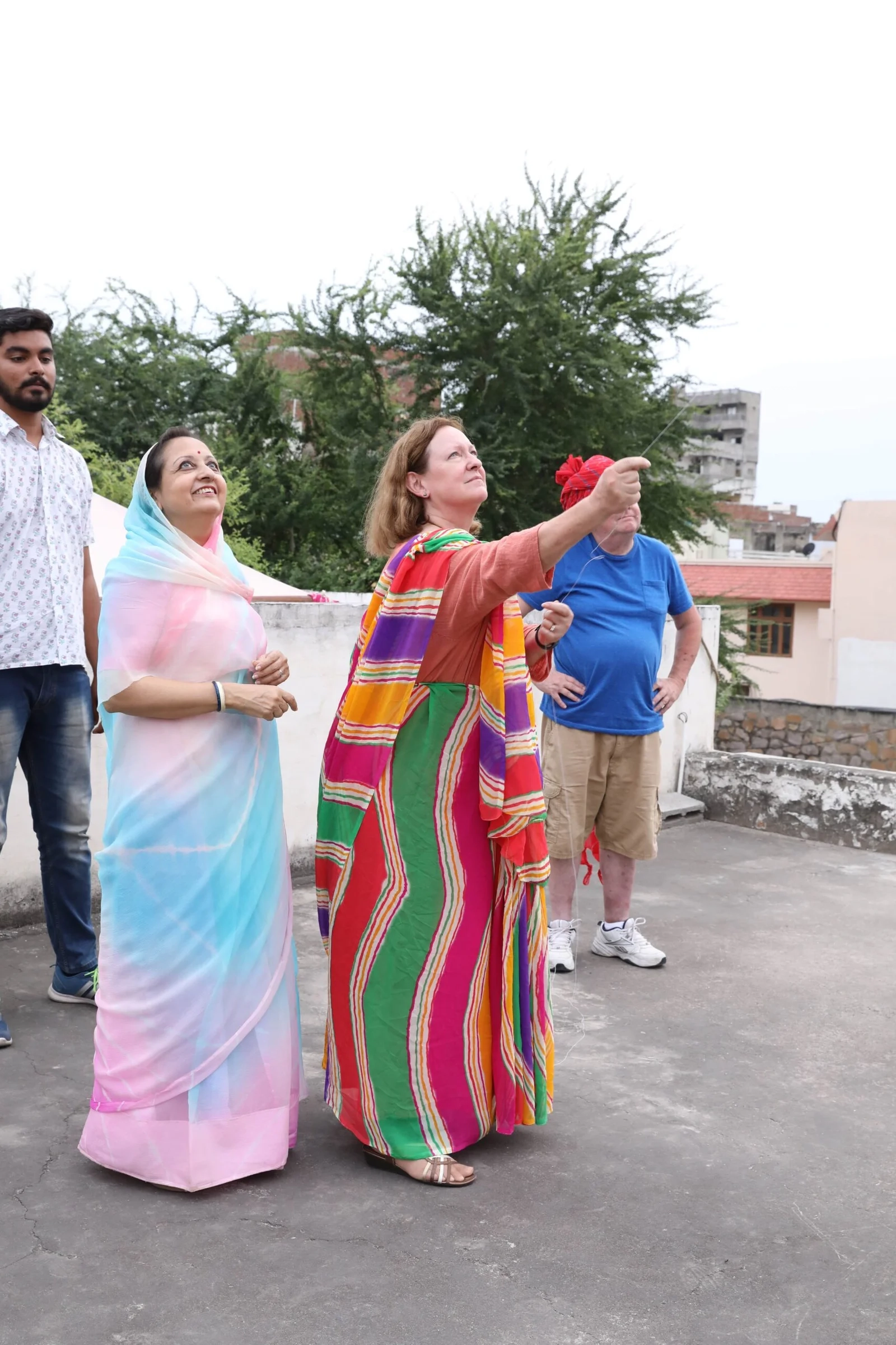 Exploring Fly Kites From a Royal Haveli in Rajasthan