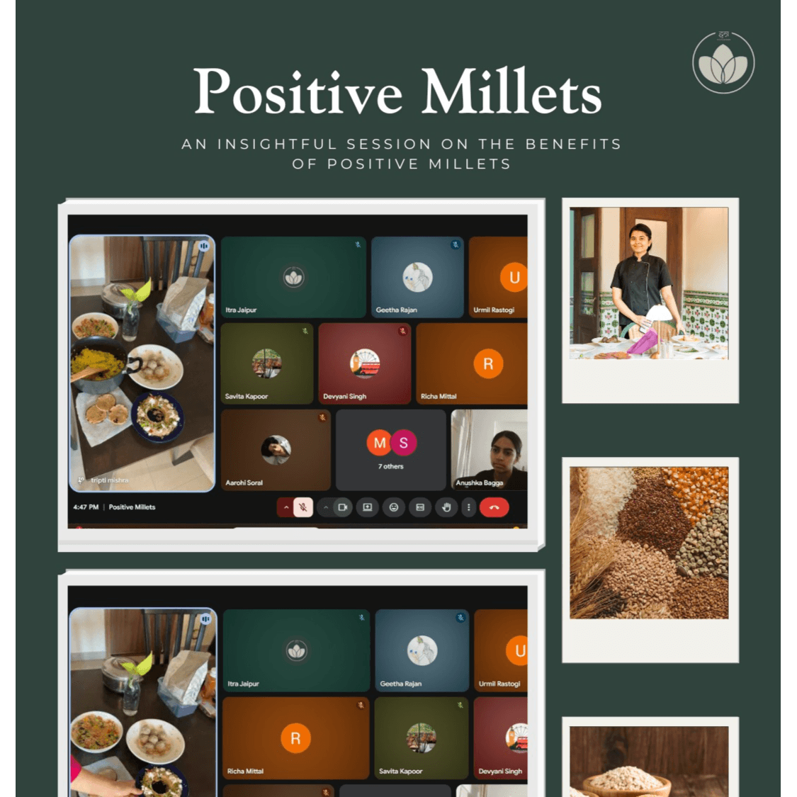 "Positive Millets" Masterclass and Wellness Webinar 1