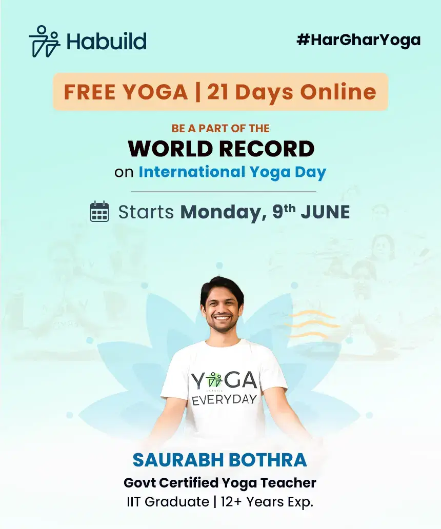 Yoga Everyday | Be a part of the 'world record' | 21 days online