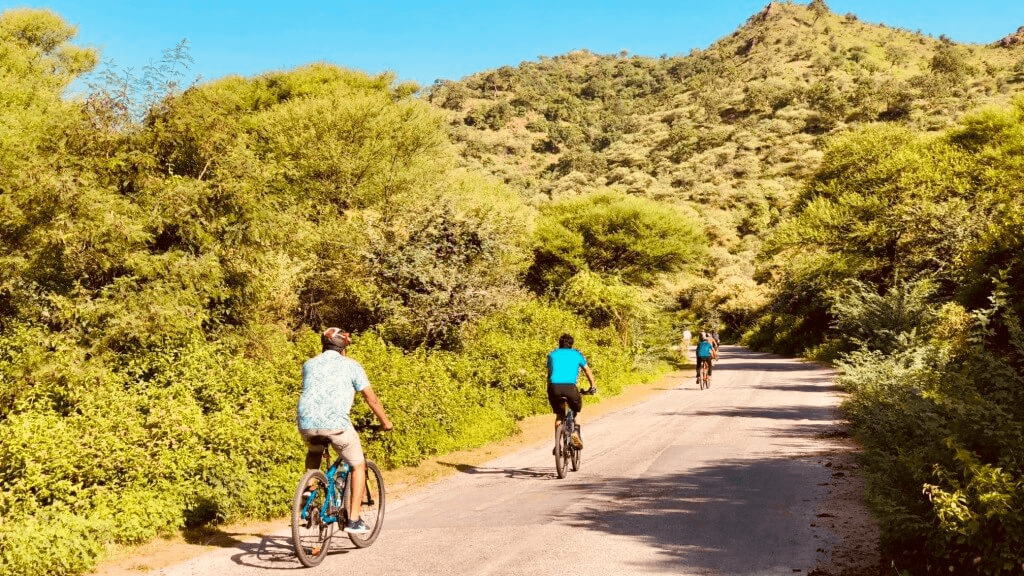 Exploring Udaipur Cityside Cycling experience in Rajasthan