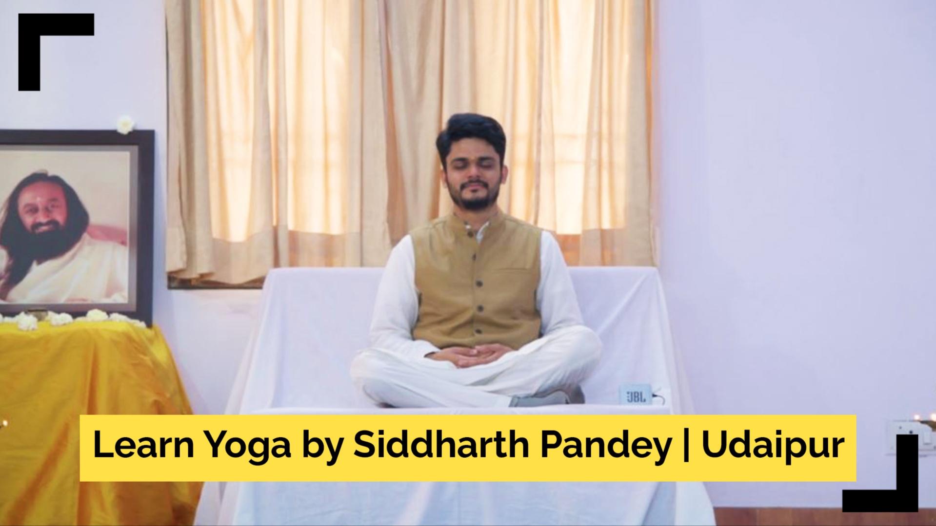 Learn Yoga with Siddharth Pandey in Udaipur