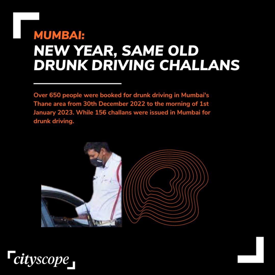 New Year, Same Old Drunk Driving Challans in Mumbai