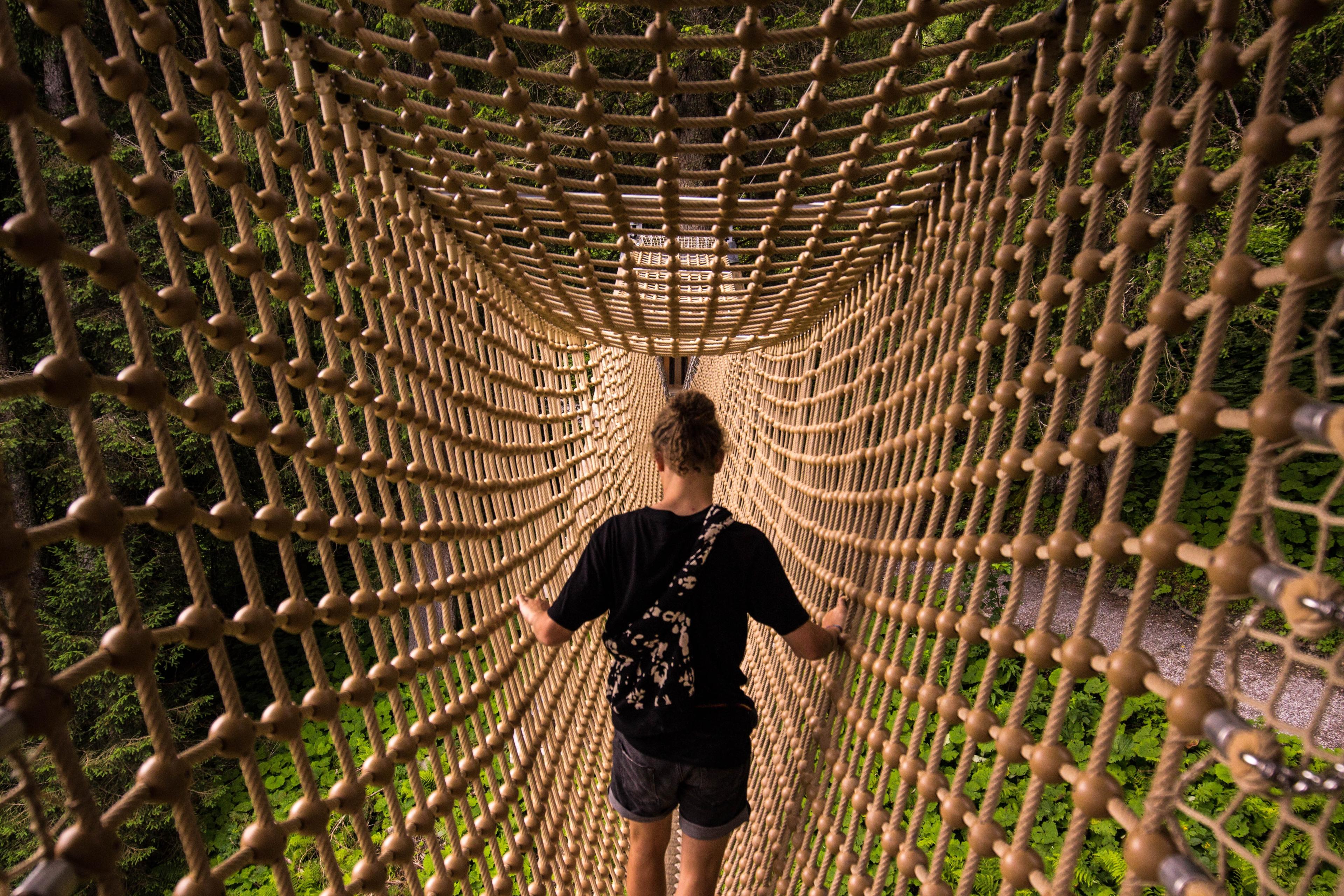 Net Rope Climbing