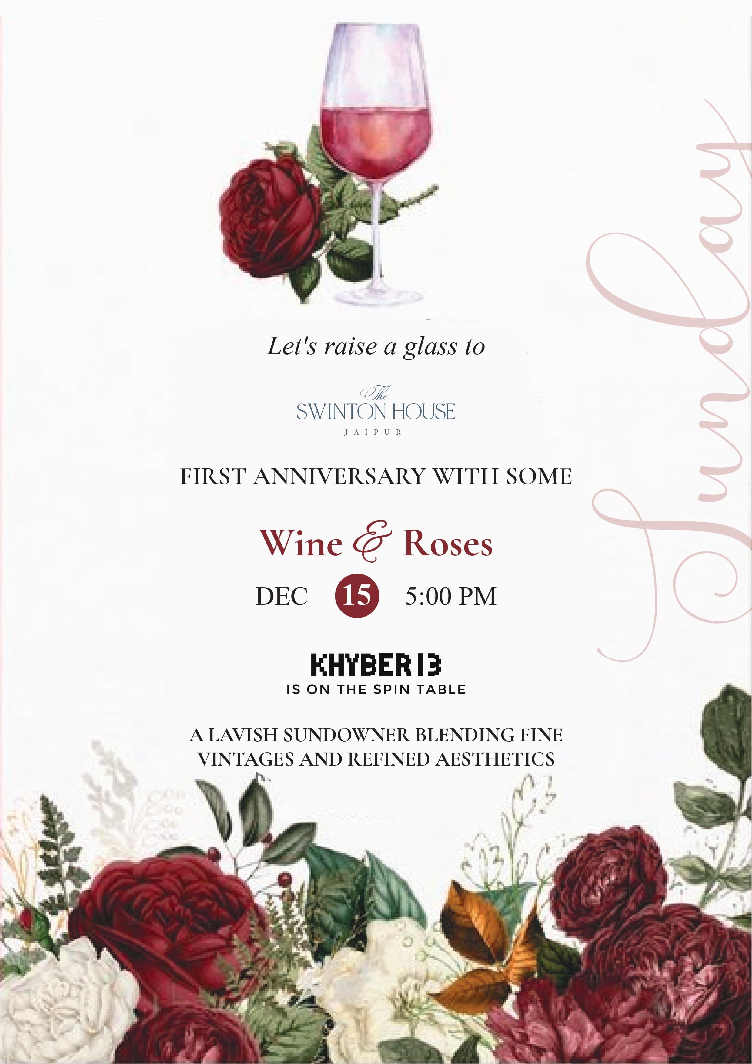 The Swinton House 1 Year Anniversary : Sundowner