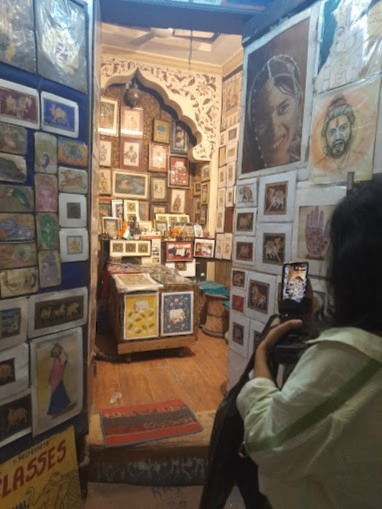 Exploring Indulge in local art creation in Rajasthan