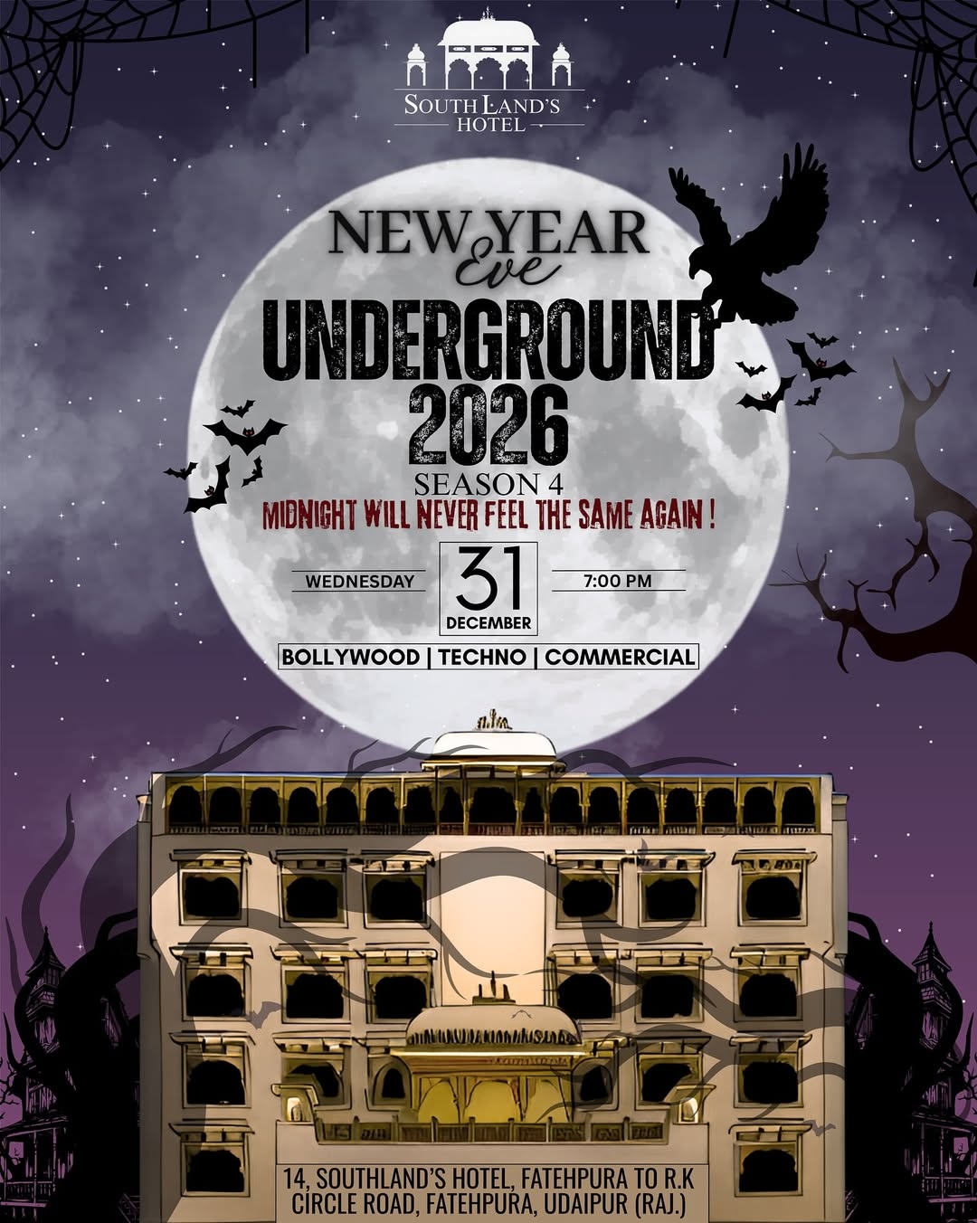 Udaipur New Year Eve Underground 2026 (Season 4)
