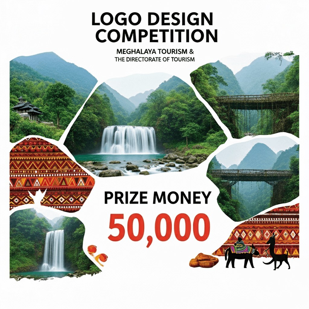 Design the official logo for Meghalaya Tourism & win a prize of Rs. 50,000 1